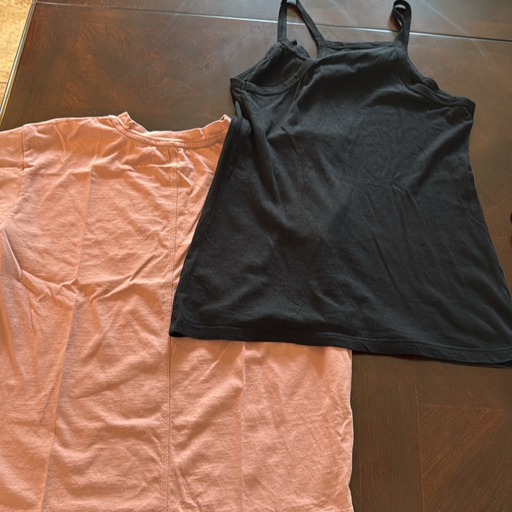 Bundle 2 Basic Tops - Rose Cap Sleeve Knit Top An… - image 8